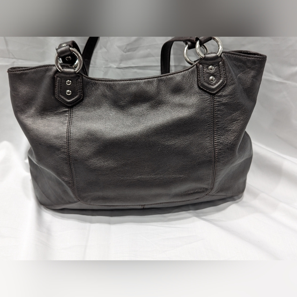 Coach Vintage Campbell Leather Belle Carryall Purse Shoulder Bag - Picture 5 of 15